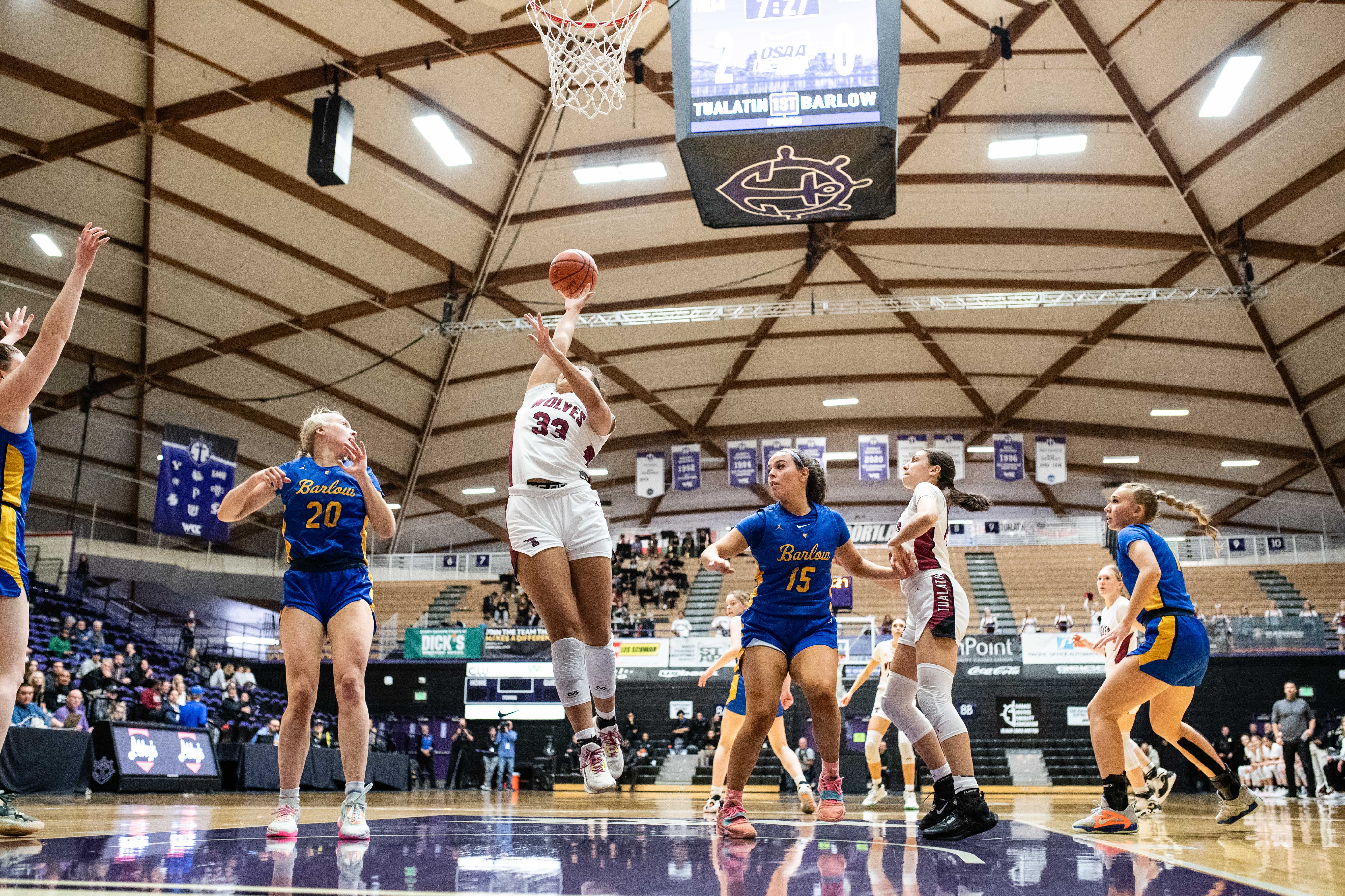 Barlow Tualatin 6A Oregon girls basketball quarterfinal Naji Saker -18